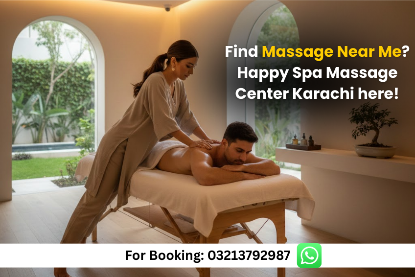 You are currently viewing Find Massage Near Me? Happy Spa Massage Center Karachi here 24/7